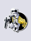 Space Trooper / Golden Droid Premium Vinyl Sticker