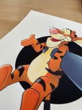 Bouncy Tiger / Sad Donkey Premium Art Print
