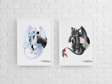 Light Dragon / Dragon Trainer Premium Art Print