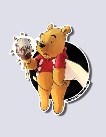 Pooh / Good Friend Premium Vinyl Sticker