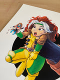 The Touchy Girlfriend / Cajun Card ThrowerPremium Art Print