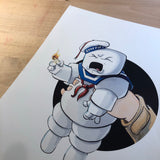 Marshmallow Man / Ghost Hunter Premium Art Print
