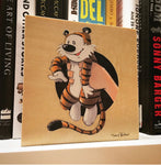 Stuffed Tiger / Comic Strip Kid Original Art