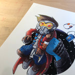 Star Pirate / The Destroyer Premium Art Print