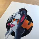 Sad Donkey / Bouncy Tiger Premium Art Print