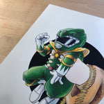 Green Ranger / Space Witch Premium Art Print