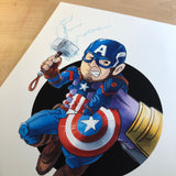 America Hero / Mad Titan Premium Art Print