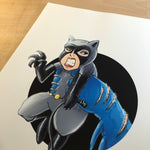 Cat Burglar / Dark Detective Premium Art Print