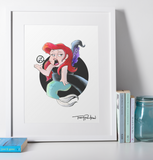 Little Mermaid / Sea Sorceress Premium Art Print