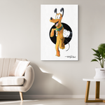 Yellow Dog / The Mouse Canvas Collection